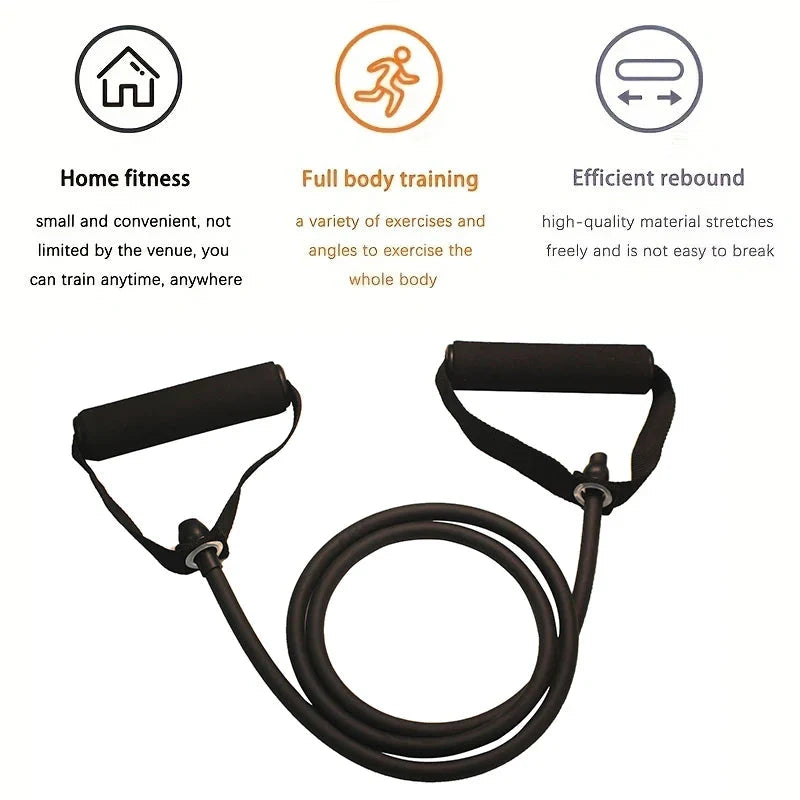 Resistance Bands with Handles – Full Body Exercise Bands Set for Home Strength Training & Fitness Workouts