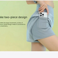 PHIGEER Women’s Yoga Shorts – Lightweight Gym & Running Shorts with Pocket