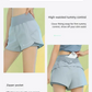 PHIGEER Women’s Yoga Shorts – Lightweight Gym & Running Shorts with Pocket