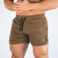 Men's Gym Training Shorts Men Sports Casual Clothing Fitness Workout Running Grid quick-drying compression Shorts Athletics Quick Dry Active Running Bodybuilding Shorts with Pockets