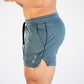 Men's Gym Training Shorts Men Sports Casual Clothing Fitness Workout Running Grid quick-drying compression Shorts Athletics Quick Dry Active Running Bodybuilding Shorts with Pockets