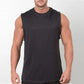 New Sport Plain Shirts For Men Bodybuilding Singlet Gyms Shirts Sleeveless Shirt Blank Fitness Clothing Sportwear Muscle Vest Men's Fitness T-Shirt Round Neck Sleeveless Vest Stretch Solid Color Fitness Sports Shirts