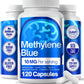 Methylene Blue Capsules - Natural Cacao and Vitamin C Ester for Added Support, Cognitive Supplement